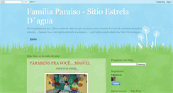 Desktop Screenshot of familiaparaiso.blogspot.com