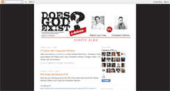 Desktop Screenshot of doesgodexistdebate.blogspot.com