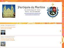 Tablet Screenshot of paroquiademartins.blogspot.com