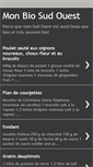 Mobile Screenshot of monbiosudouest.blogspot.com