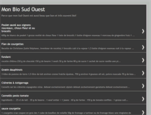 Tablet Screenshot of monbiosudouest.blogspot.com