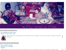 Tablet Screenshot of flyandflea.blogspot.com