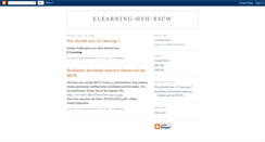 Desktop Screenshot of elearning-hfh-bscw.blogspot.com