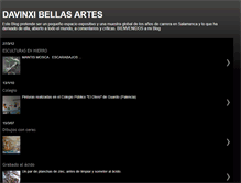 Tablet Screenshot of davinxi-bellasartes.blogspot.com