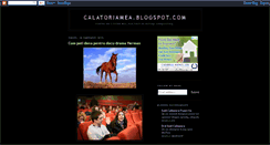 Desktop Screenshot of calatoriamea.blogspot.com