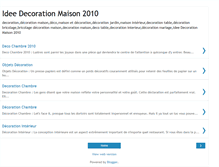 Tablet Screenshot of ideedecorationmaison.blogspot.com