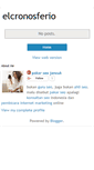 Mobile Screenshot of elcronosferio.blogspot.com