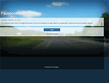 Tablet Screenshot of facebooktricksss.blogspot.com