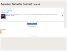 Tablet Screenshot of marine-basics.blogspot.com