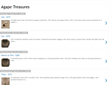 Tablet Screenshot of agape-treasures.blogspot.com