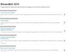 Tablet Screenshot of bikeandbell2010.blogspot.com