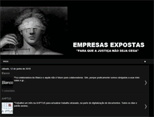 Tablet Screenshot of empresasexpostas.blogspot.com