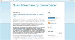 Desktop Screenshot of carolabinder.blogspot.com