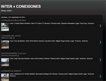 Tablet Screenshot of inter-conexiones.blogspot.com