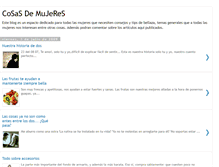 Tablet Screenshot of historiasycosasdemujeres.blogspot.com