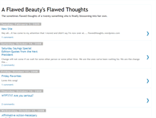 Tablet Screenshot of flawedthoughts.blogspot.com