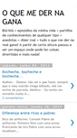 Mobile Screenshot of oquedernagana.blogspot.com