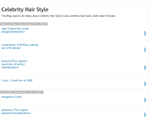 Tablet Screenshot of celebrity-hair-style-video.blogspot.com