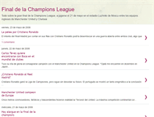 Tablet Screenshot of finaldelachampionsleague.blogspot.com