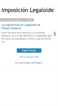 Mobile Screenshot of imposicion-legaloide.blogspot.com