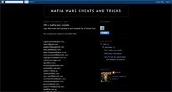 Desktop Screenshot of mafiawars-tricks.blogspot.com