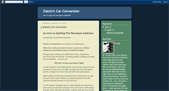 Desktop Screenshot of electriccarconversion.blogspot.com