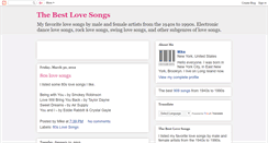 Desktop Screenshot of must-hear-love-songs.blogspot.com