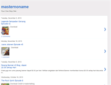 Tablet Screenshot of masternoname.blogspot.com