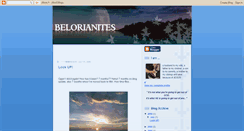 Desktop Screenshot of belorianites.blogspot.com