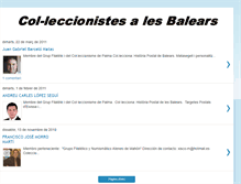 Tablet Screenshot of colleccionistesalesbalears.blogspot.com