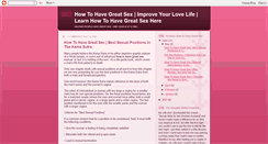 Desktop Screenshot of learnhowtohavegreatsex.blogspot.com