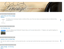 Tablet Screenshot of lineagewine.blogspot.com