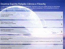 Tablet Screenshot of espiritismokardecismo.blogspot.com