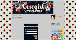 Desktop Screenshot of cowgirl-creations.blogspot.com
