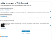 Tablet Screenshot of billyruddock.blogspot.com