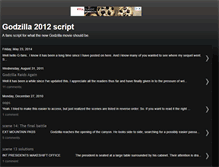 Tablet Screenshot of godzilla2012script.blogspot.com