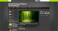 Desktop Screenshot of famous-info.blogspot.com