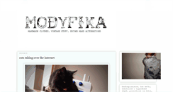 Desktop Screenshot of modyfika.blogspot.com