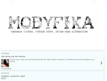 Tablet Screenshot of modyfika.blogspot.com