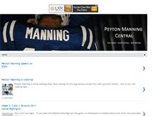 Tablet Screenshot of peytonmanningcentral.blogspot.com