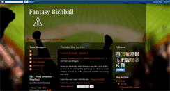 Desktop Screenshot of fantasybishball.blogspot.com