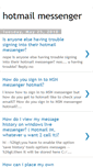 Mobile Screenshot of hotmail-messenger5.blogspot.com