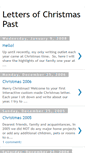 Mobile Screenshot of lettersofchristmaspast.blogspot.com