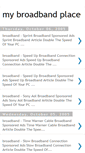 Mobile Screenshot of mybroadbandplace.blogspot.com