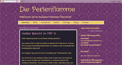 Desktop Screenshot of perlenflamme.blogspot.com