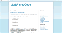 Desktop Screenshot of markfightscode.blogspot.com