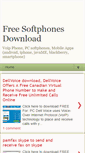 Mobile Screenshot of freesoftphones.blogspot.com
