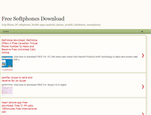 Tablet Screenshot of freesoftphones.blogspot.com