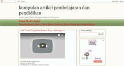 Desktop Screenshot of pembelajaran-pendidikan.blogspot.com