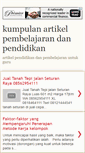 Mobile Screenshot of pembelajaran-pendidikan.blogspot.com